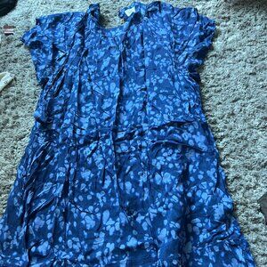 Bella Dahl large blue dress